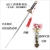 Copper-like Axe Guan Gong Knife Square Sky Painted Halberd Children's Toy Three Kingdoms Weapon Performance Props Stall Toy Telescopic Sword