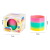 Boxed Magic Rainbow Ring 6. 5x6cm Children's Educational Toy Spring Folding Ring Color Elastic Ring Spring Ring