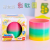 Boxed Magic Rainbow Ring 6. 5x6cm Children's Educational Toy Spring Folding Ring Color Elastic Ring Spring Ring