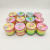 6cm Elastic Rainbow Ring Jengle Elastic Ring Spring Ring Stall Toy Educational Toy round Cover Rainbow Ring
