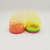 6cm Elastic Rainbow Ring Jengle Elastic Ring Spring Ring Stall Toy Educational Toy round Cover Rainbow Ring
