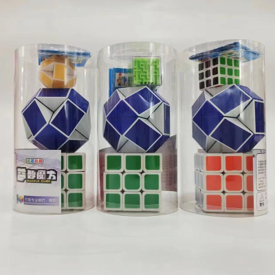 Magic Ruler + Cube Barrel Set