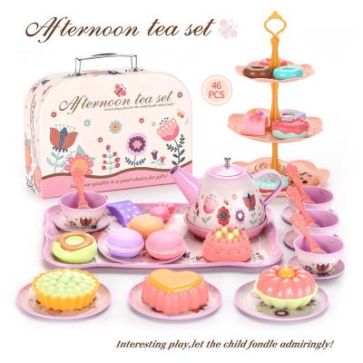 Afternoon Tea Pastry Dessert Pink Iron Tea Set Gift Box Set