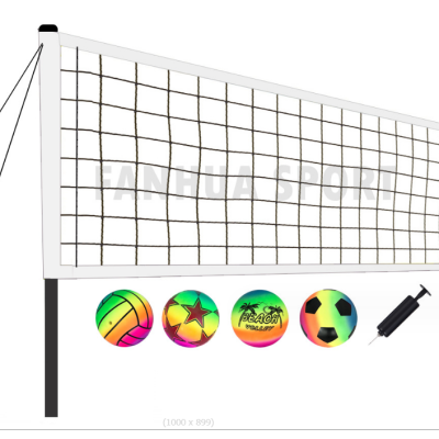 Beach Volleyball, Net Rack Set, Portable Volleyball Net Rack Board Game Set, VW-1