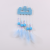 Good Luck Hollow out English Words Home Interior Decoration Wind Chimes Props Student Dormitory Good Luck Pendant
