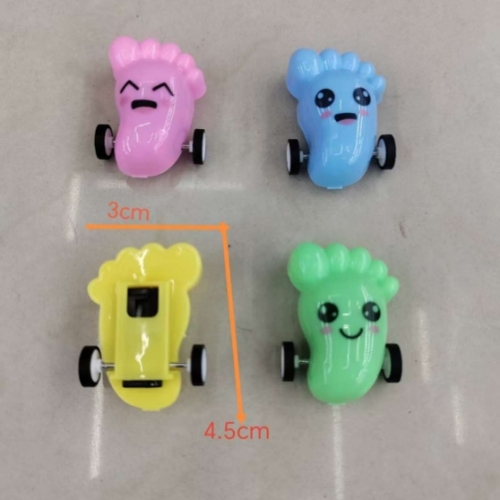 多色印花回力脚掌玩具