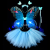 Butterfly wings with skirt Girls Butterfly Angel Wing Costume Set Stage Props luminous fairy wings