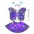 Light-Emitting Butterfly Wings Wholesale Butterfly Wings Set Double Layer Angel Wings Children's Suit Girl Performance