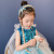 Children's Crown Frozen Headband Girl Baby Wig Long Braid Bow Hair Clip Princess Elsa Hair Accessories