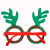 Christmas Decorations Adult and Children Cartoon Glitter Dress up Toy Glasses Christmas Tree Antlers Decorative Glasses