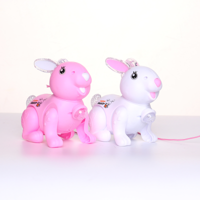 Children's Lighting Toys Leash Bunny Stall Toys Wholesale Electric Toys Wholesale Stall Rabbit Lantern