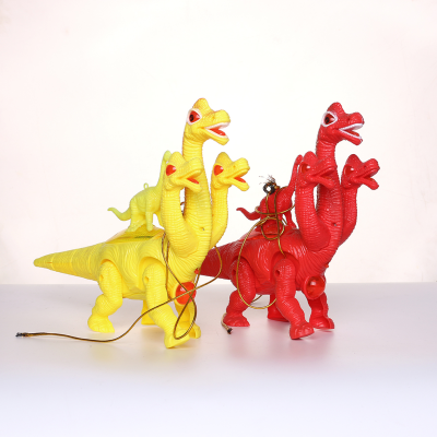 Electric Rope Mechanical Dragon Mother and Child Dinosaur Toy Night Market Stall Hot Sale Children Gift Boy Factory Wholesale