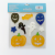 Foreign Trade in Stock Jelly Stickers Halloween Jelly Stickers Pumpkin Cartoon Three-Dimensional DIY Crystal Stickers Children Glass Paster QZ