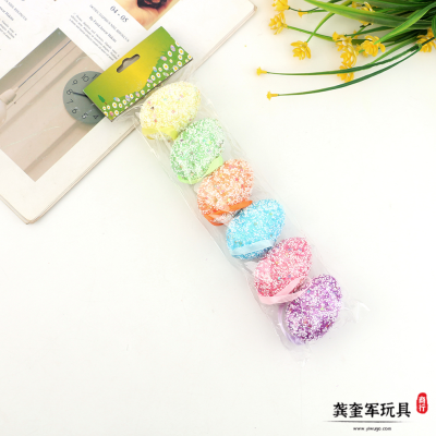 Easter Egg Decorations Simulation Foam Egg Gift Small Colorful Beads Sequins Ribbon Egg Decorative Ornaments
