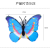 Colorful Plastic Flash Butterfly Lamp Small Night Lamp Led with Light Emitting Decorative Butterfly