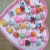 36 into Peach Heart Ring Box Cartoon Ring Children Play House Toy Ornament Small Cartoon Plastic Ring