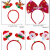 Christmas Luminous Headband Adult and Children Dress up Hair Clip Party Gathering Atmosphere Decoration Supplies