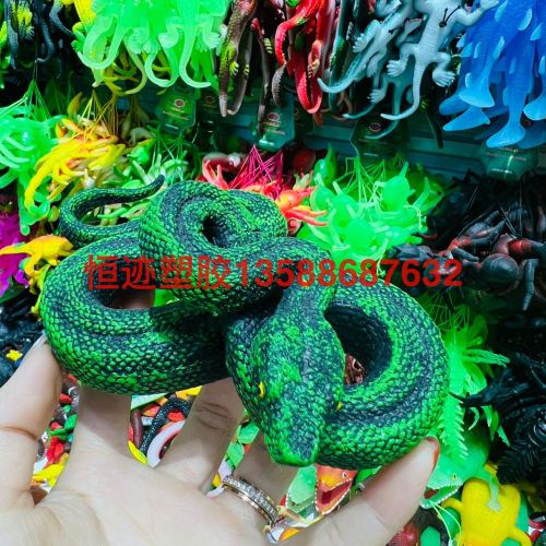 Factory Self-Operated Environmental Protection Simulation Snake Soft Rubber Snake TPR Snake Fake Snake Scary Toy Halloween Spoof