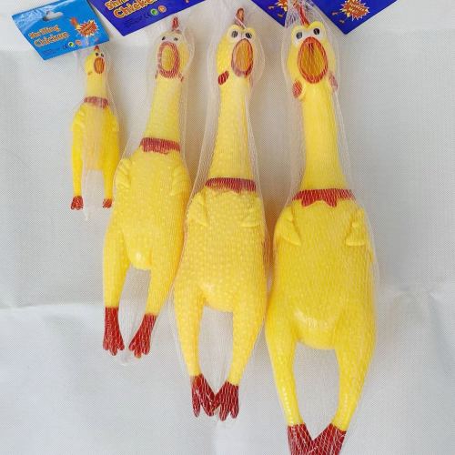 惨叫鸡尖叫鸡玩具鸡战斗鸡宠物狗狗玩具解压发声怪叫绝望鸡批发