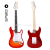 Factory Wholesale 39-Inch Electric Guitar Single Shake St Electric Guitar Set Student Rock Plucked Musical Instrument Guitar Guitar