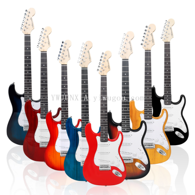 Factory Wholesale 39-Inch Electric Guitar Single Shake St Electric Guitar Set Student Rock Plucked Musical Instrument Guitar Guitar