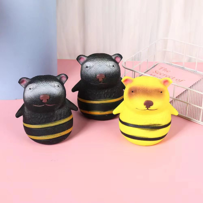 New Bee Dog Squeezing Toy Novelty Toy Net Red Pig Stall Toy Decompression Toy Decompression Vent