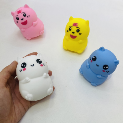 Cross-Border Novelty Toys Cute Cat Squeezing Toy Stall Children's Toys Decompression Toy Vent Pressure Reduction Toy