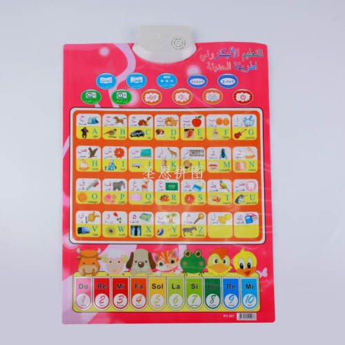 english bilingual pronunciation wall chart， foreign trade children‘s learning products