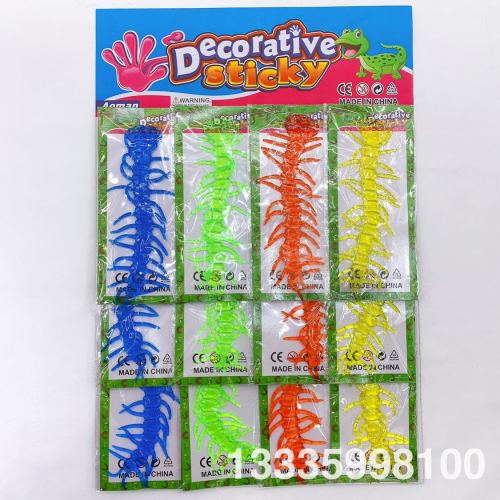 expandable material animal sticky palm soft centipede sticky toy expandable material toy crocodile scorpion spider