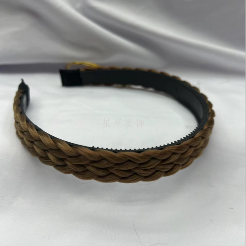 1.8cm wig braid headband twist head buckle front hairpin headband korean jewelry 2 yuan shop goods