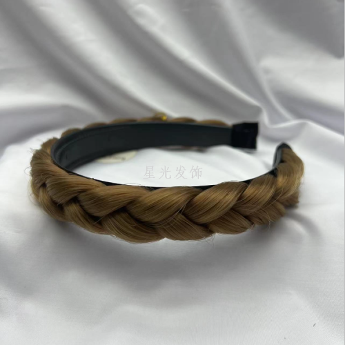 2.5 super wide three-strand wig braid hair band twist head buckle front hairpin headband hair accessory 2 yuan store goods