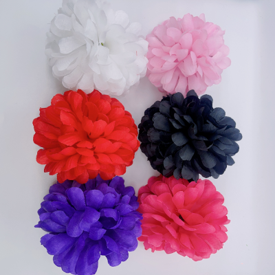 Straight Hair Accessories Grip Exaggerated Large Flower Back Head Updo Artificial Flower