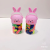 Yingmin Accessory Children's Cartoon Rabbit Barrel Seamless High Elastic Towel Ring Strong Pull Constantly Girl Hair Ring Portable Hair Accessories