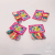 Candy-Colored Donut Seamless High Elastic Foreign Trade with Card Does Not Hurt Hair Bamboo Joint Towel Ring 6 Pack