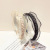 Yingmin Accessory Summer Mesh Rhinestone Woven High-Grade Headband High Skull Top Hair Fixer Braid Headband Hairpin Hair Accessories