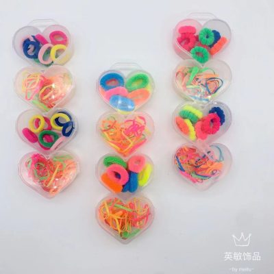 Yingmin Accessory for Children Love Box Candy Color High Elastic Disposable Rubber Band Towel Ring Four Love Box Accessories