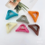 Mini Shark Clip Grip Women's Summer Colored, Small-Sized Clip Hairware Head Clip Barrettes Triangle Clip