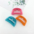 Mini Shark Clip Grip Women's Summer Colored, Small-Sized Clip Hairware Head Clip Barrettes Semicircle