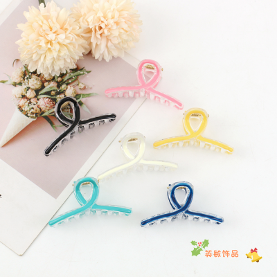 Spring and Summer New Shark Oil-Catching Plain Fresh and Refreshing Summer Hair Clip Updo Clip High-Grade Hair Accessories