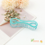 Jelly Color Grip Elegant Back Head Clip Hollow Bow Tie Shaped Hairpin Korean Simple Shark Clip High Quality Hair Accessories