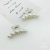 One-Shaped Pearl Hair Clip Updo Hair Clip Back Head Hair Clip Simple All-Match Same Style Large, Medium and Small Three Models