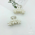 Small Flower-Shaped Pearl Hair Clip Updo Hair Clip Back Head Hair Clip Simple All-Match Same Style Large, Medium and Small Three Models