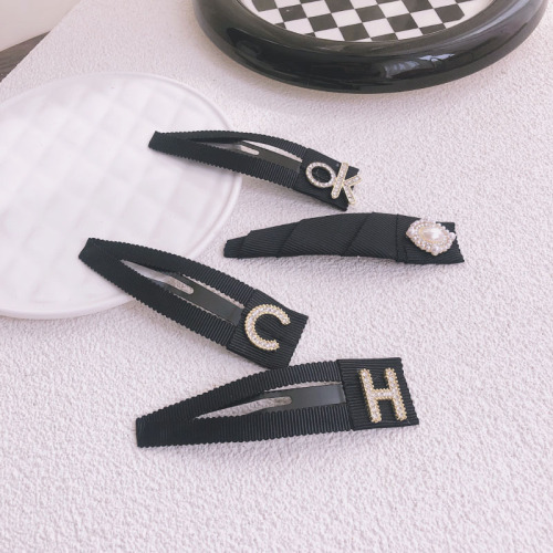 [new] 9cm large b break clip shredded hairpin rhinestone hair accessories light luxury and simplicity commuter decoration