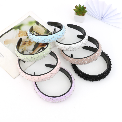 korean style new summer headband sweet style cross temperament wild hair accessories high sense fashion simple hair pressing headwear