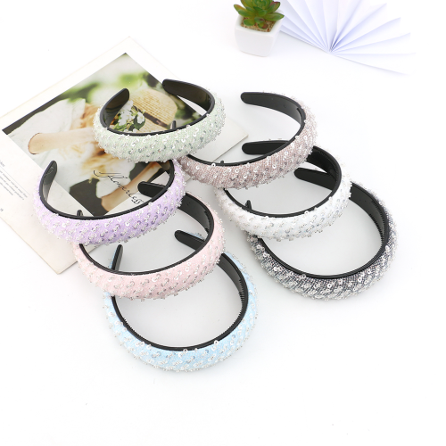 cross-border new arrival face wash hair band all-match high skull top sponge hair fixer wide-brim hair accessories female fresh headdress wholesale headband