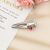 Pink Star Hairpin Simple Eight-Character Bang Clip Headdress Forehead Cropped Hair Clip Duckbill Clip Small Hairpin Side Clip