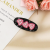 South Korea New Style Pink Rhinestone Flower Love Heart with Diamond Duckbill Clip Sweet Cute Bangs Clip Hair Clips Hair Accessories Women