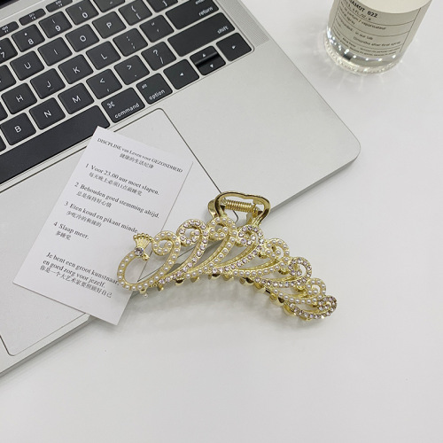 internet celebrity hair clip children peacock hairpin back head grip large hairpin hair claw new shark clip