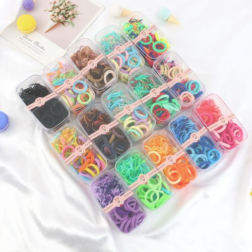children‘s small rubber band hair tie girls do not hurt hair small size korean style hair rope south korea baby ponytail hair string thumb ring