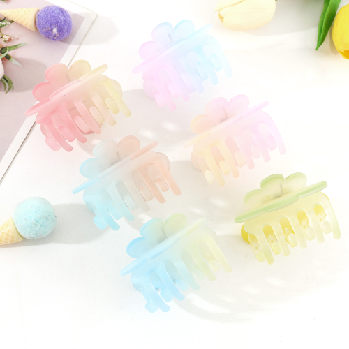 gradient color amazon cross-border keel barrettes large updo hair claw back head shark clip hair claws wholesale